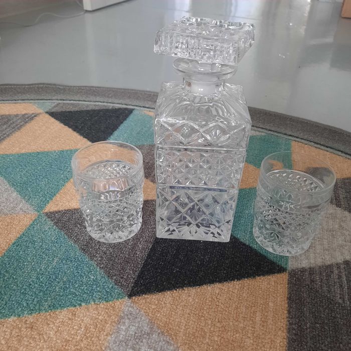 Графин, с двумя стаканами,Чехословакия