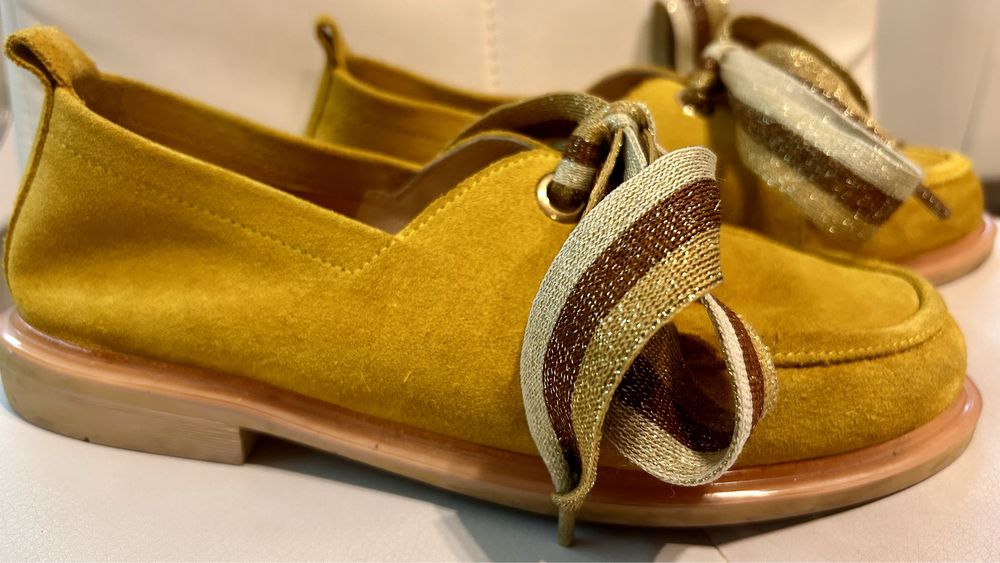 Дамски обувки естествена кожа