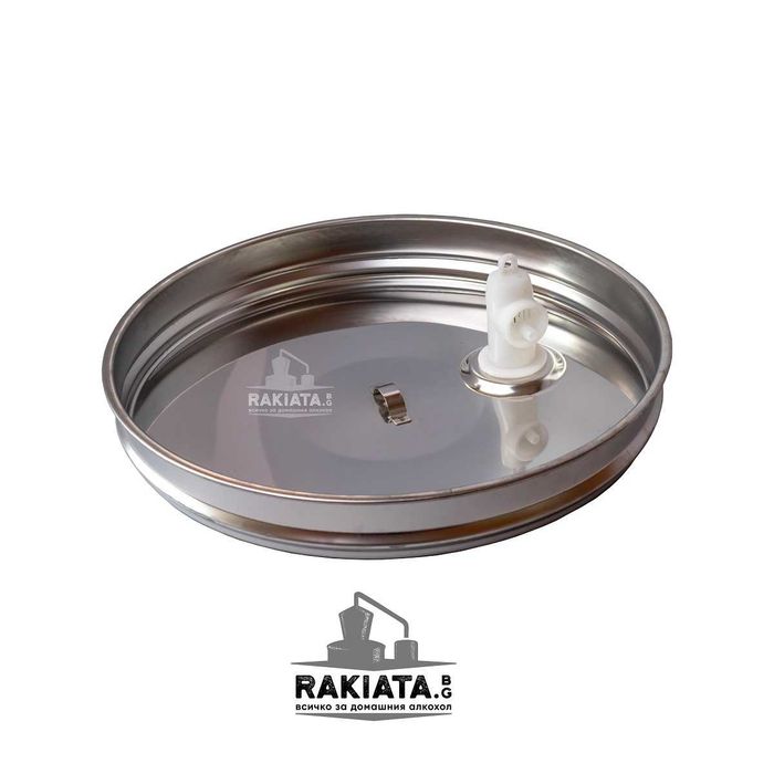 Съд с плаващ капак от неръждаема стомана с обем 145 литра, 21200111