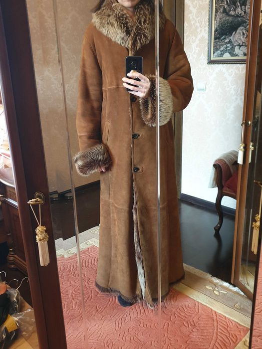 Женская дублёнка меховая