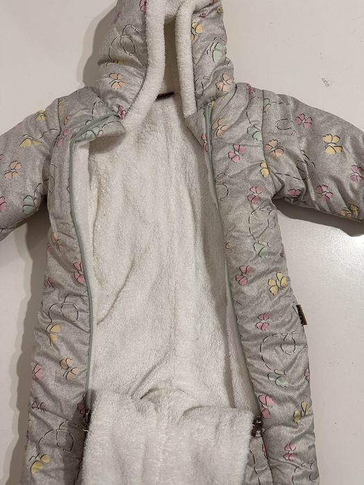 Комбинезон зимний для девочки 6-9 месяцев