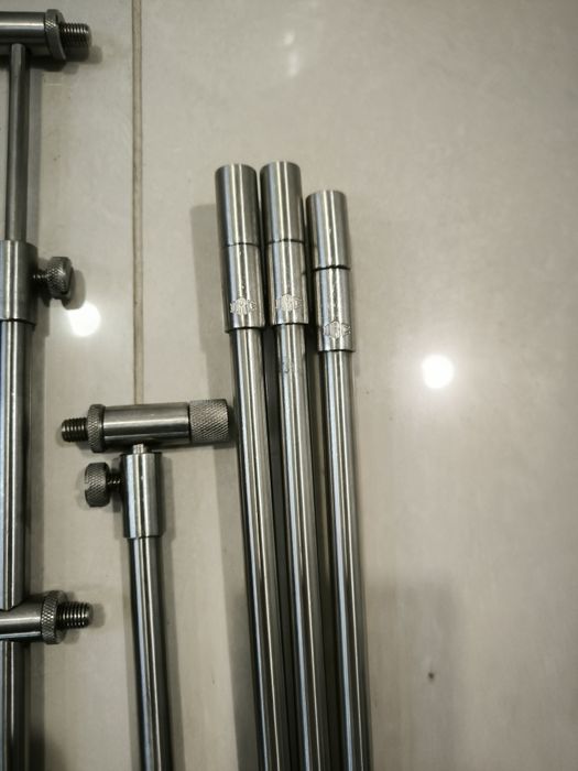 Неръждаема стойка за 3 въдици