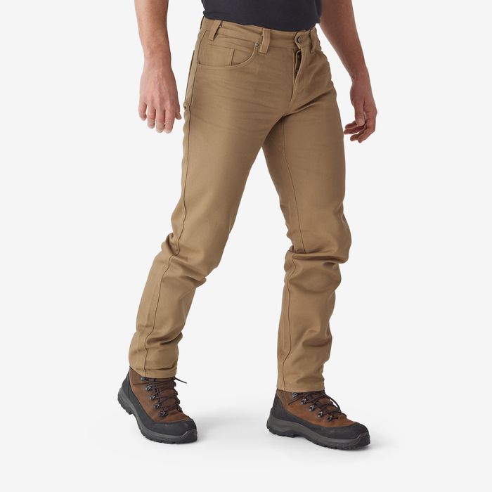 Pantalon utilitar rezistent 500 Maro - 48 - produs resigilat Decathlon