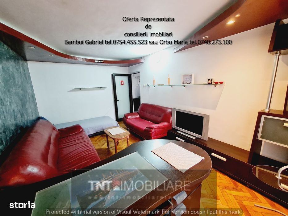 Apartament 3 camere decomandate –Central (Tg. Cucu - Podu de Fier)
