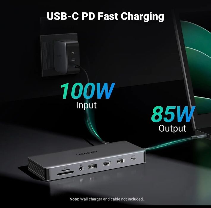 Ugreen 13 в 1, док станция, usb хаб