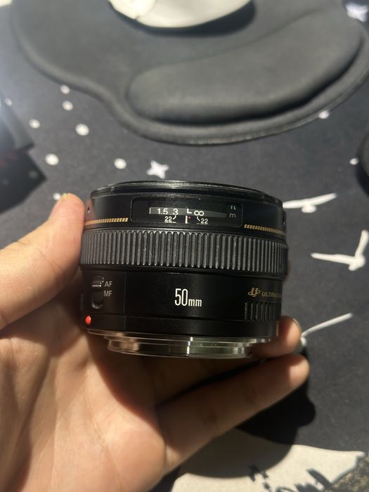 Canon ef 50 mm f1.4 в хорошем состоянии