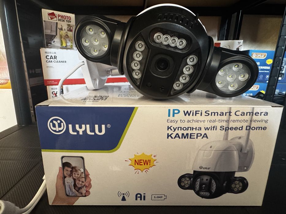 Camera ip wifi 5mpx icsee smart безжична камера видеонаблюдение