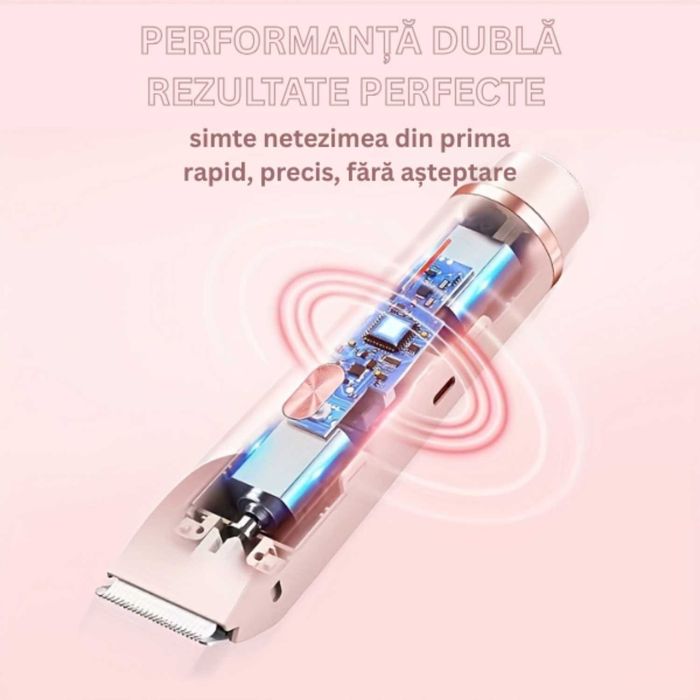 Epilator 2 in 1 Nexonix® pentru Femei – Reincarcabil