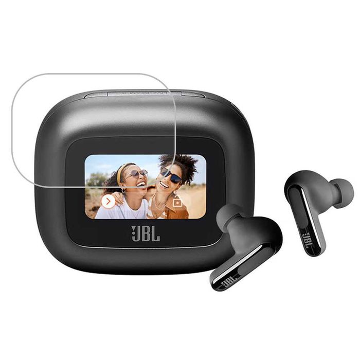 Husa TPU Negru + Folie protectie ecran pentru casti JBL Live Beam 3