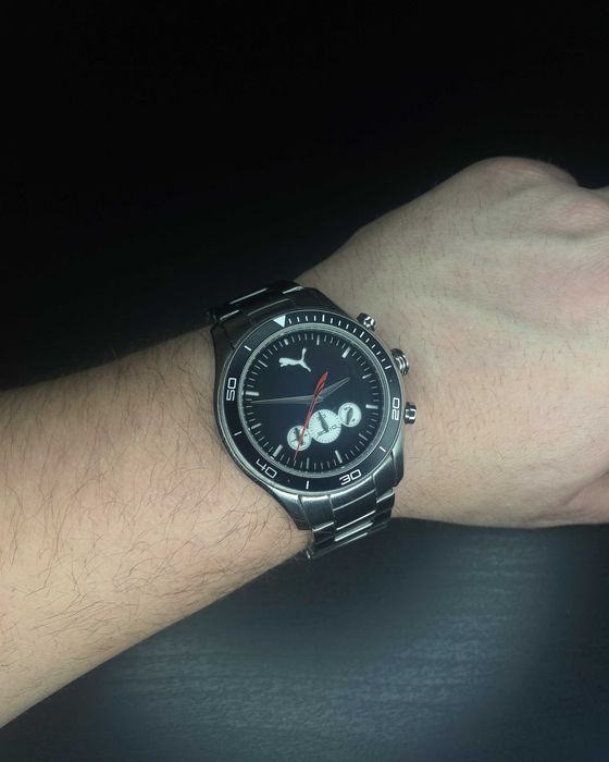 Мъжки часовник PUMA – хронограф, стомана, спортно-елегантен