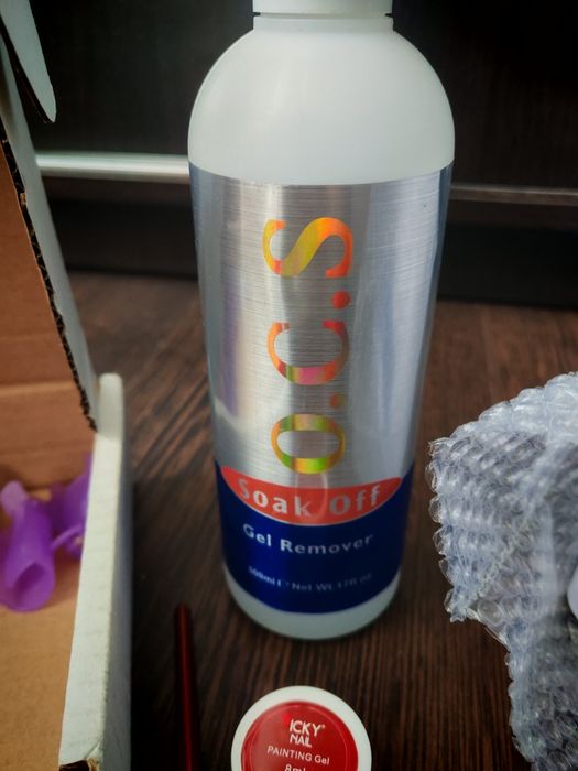 Set complet  manichiura lampa UV nou