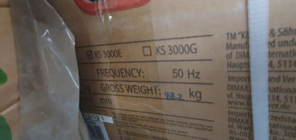 Generator Könner & Söhnen KS 3000E 3 kW – nou, sigilat