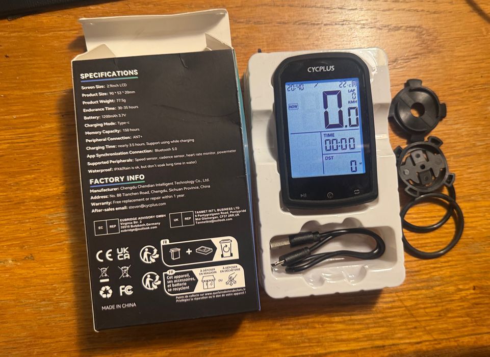 Gps Cycplus m1 ciclocomputer bicicleta bluetooth strava ant