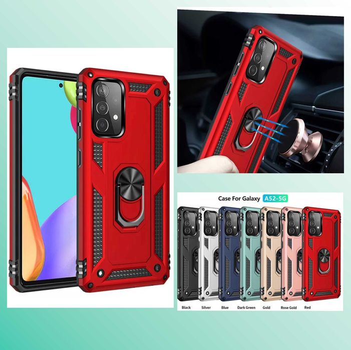 Husa hybrid ARMOR cu inel pt. Samsung Galaxy A52 , A52 5G, A52s 5G