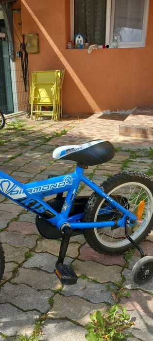 Bicicleta copii cu roti ajutatoare