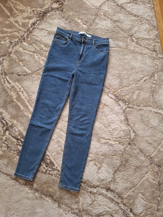 Blugi dama elastici, talie inalta