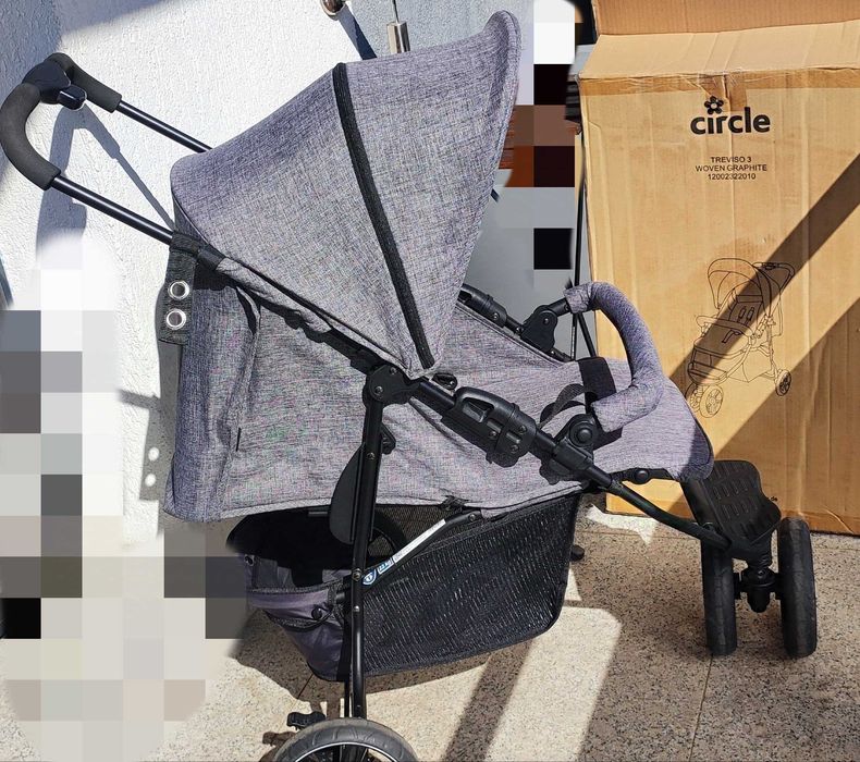 Carucior Treviso 3 Woven-graphite Circle, Design 2021