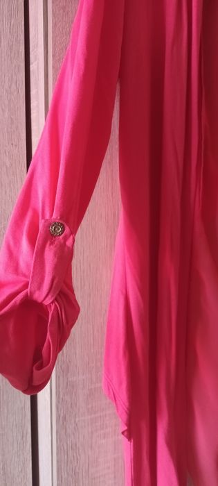 Blazer superb cu funta  culoare placuta piersica