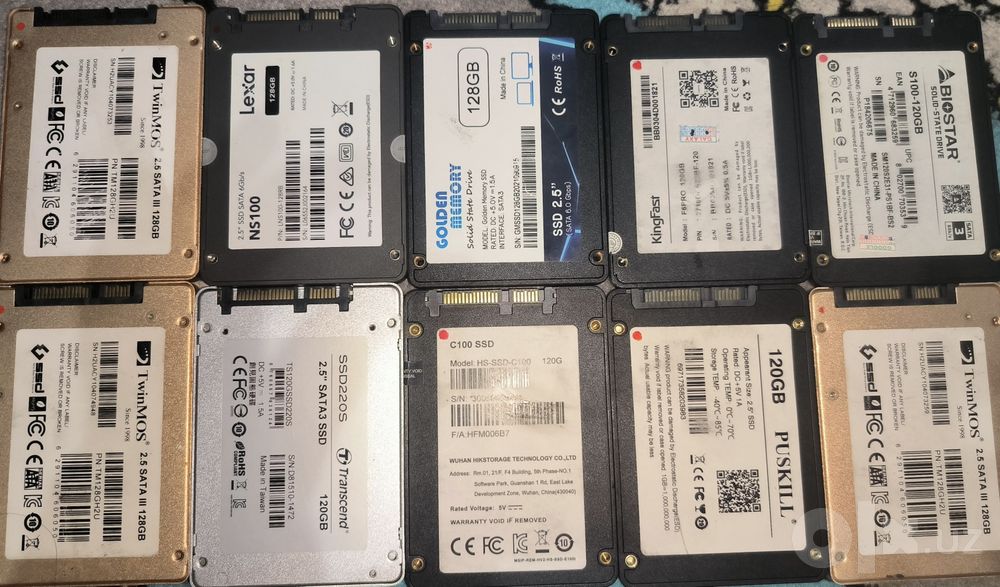 SSD 128gb, 120gb 2.5