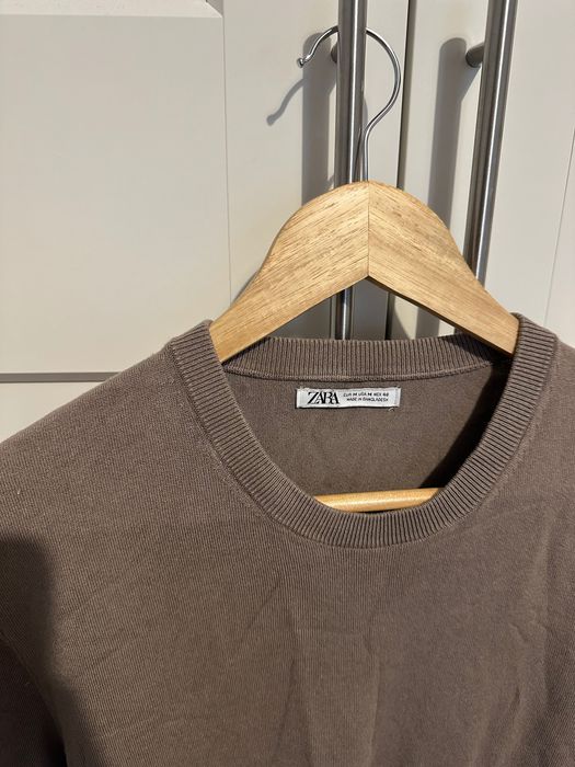 Tricou, Zara, bărbați, M, maro, bărbați