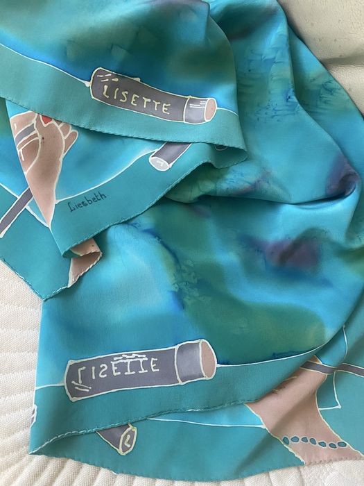 Дамски шал естествена коприна