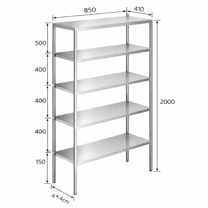 Стеллаж | полка | нержавейка