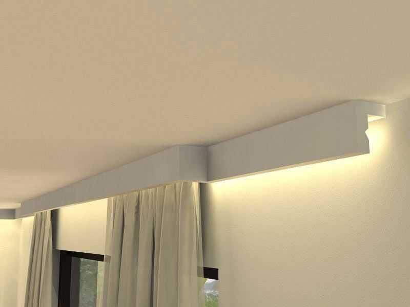 Masca galerie sina perdea cornisa draperie mascare teava gaze cod LKO3