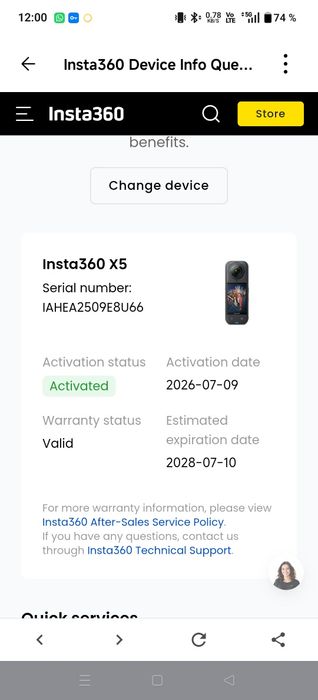 Insta360 X5 ca nouă