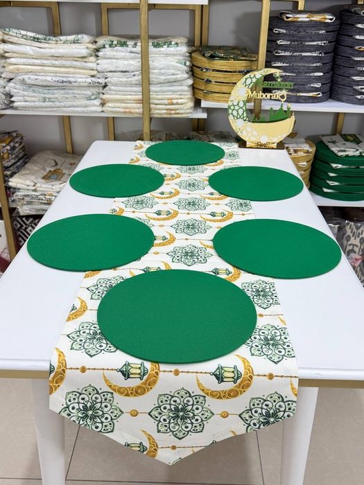 Рамазан падтарелник +раннер ва дастурхонла