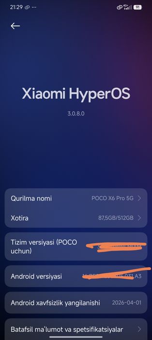 Poco x6 pro obmen