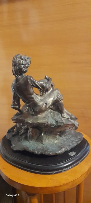 „Îndrăgostiții”. Semnata. A(Auro). Belcari.