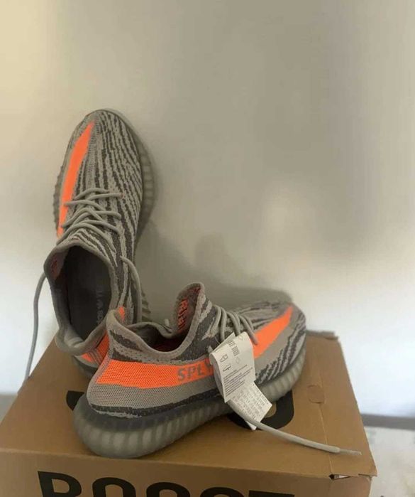 Adidasi Yeezy Boost V2 Beluga Carbon