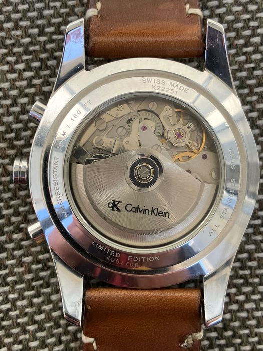 Calvin Klein Automatic Chronograph ETA 7750 Valjoux Limited Edition