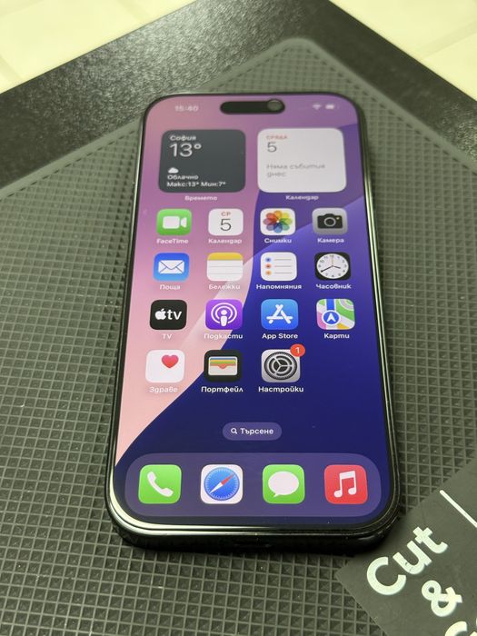 Apple iPhone 16 Pro,Black Titanium,128GB *КатоНов*93%Battery*Гаранция*