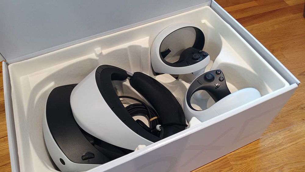 Очки виртуальной реальности PSVR2 для PC и PS5 с адаптером
