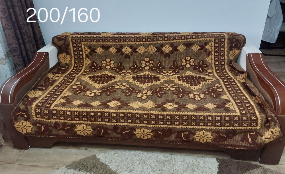 Cuvertura lana țesută manual