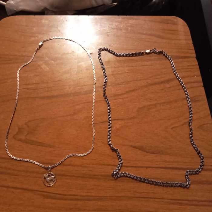 Серебряные кольца и цепочки