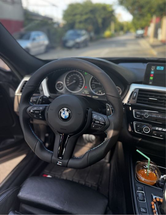 Volan BMW F10/F30/F01/F15/F16/F32/F36/F20/F25 etc Piele/Carbon