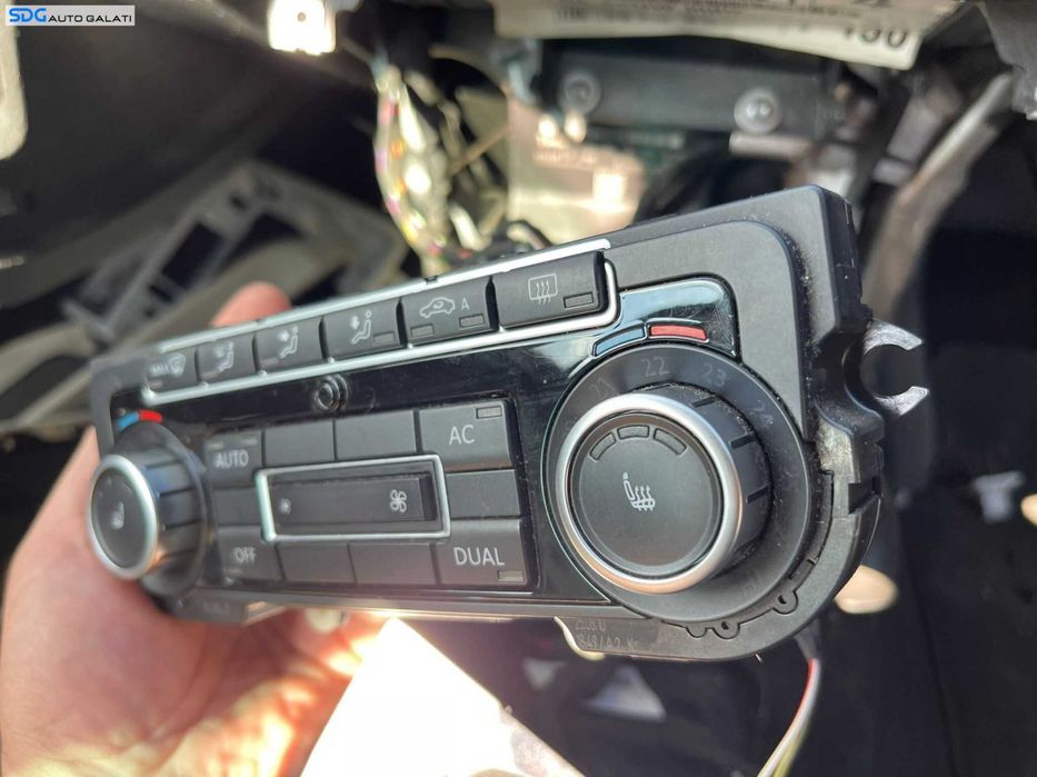 Climatronic Panou Comanda AC Aer Conditionat Clima cu Incalzire Scaune Volkswagen Scirocco 2009 - 2014 Cod 5K0907044BT [C6533]