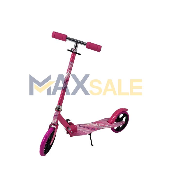 Детска тротинетка сгъваема скутер scooter алуминиева розова