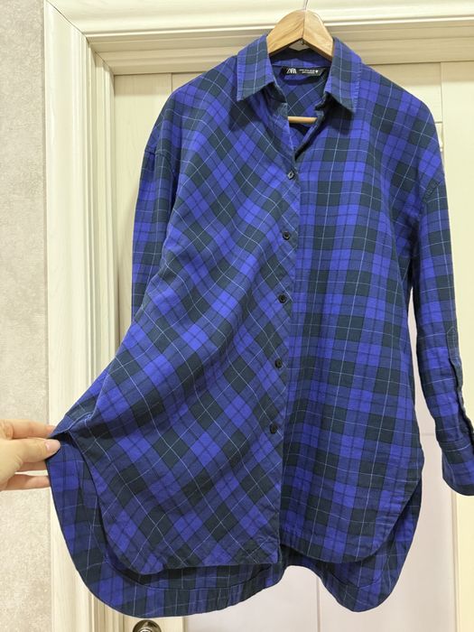 Рубашка в клетку zara
