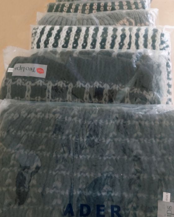 Шарф широкий, длинный