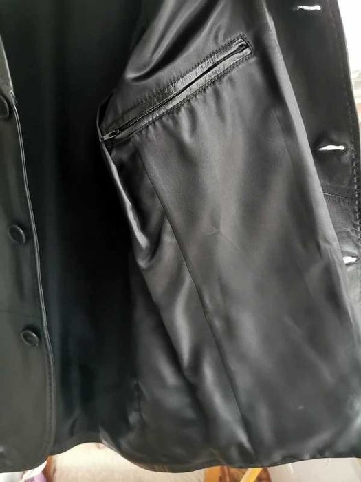 Sacou din Piele Veritabilă – Made in Italy (Nou)