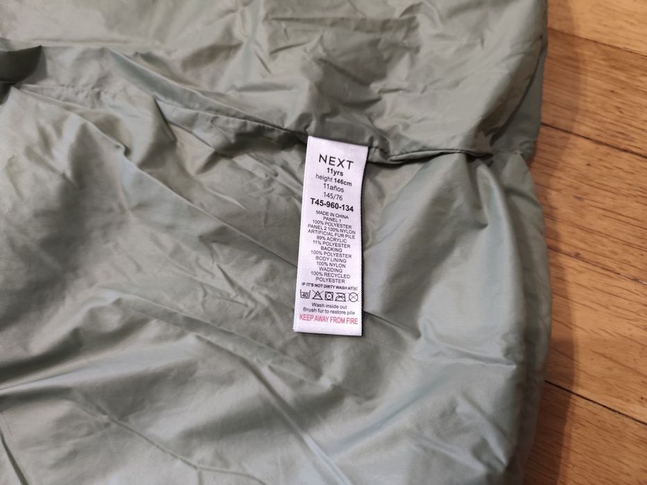 NEXT дълго дебело зимно яке за момиче размер 146