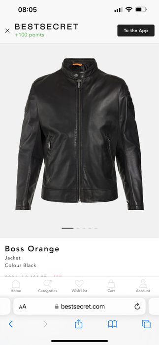 Geaca Piele Hugo Boss