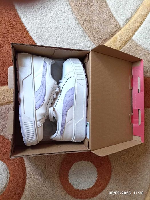 Дамски кожени сникърси PUMA Karmen L, EUR 39