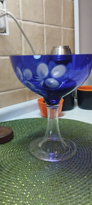 Ваза цветное стекло.СССР.