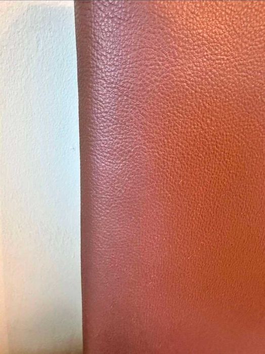 Pat piele maro 180x200