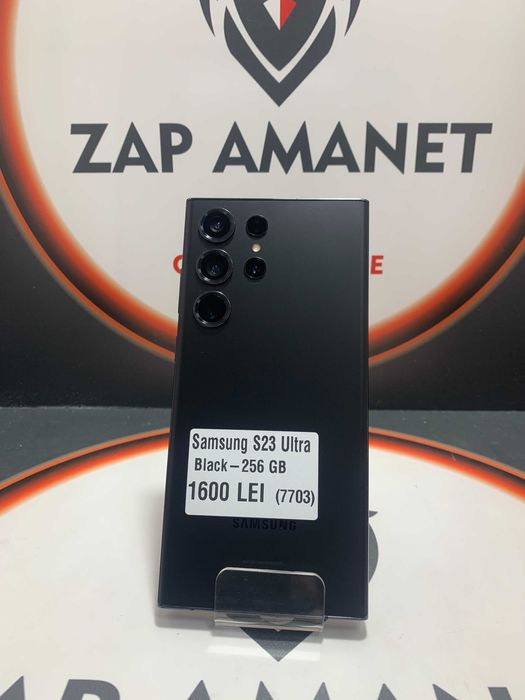 Zap Amanet Vitan - Samsung S23 Ultra - Black - 256Gb