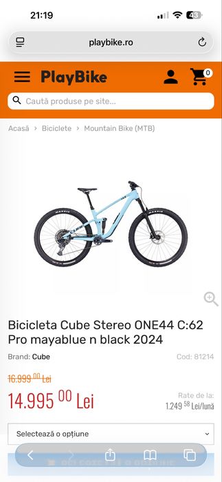 Vand cube one 44  PRO carbon C62